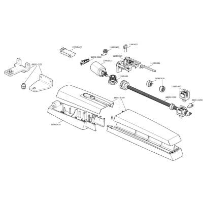 Комплект автоматики для распашных ворот CAME AXL Combo Classico (8K01MP-021), изображение 6