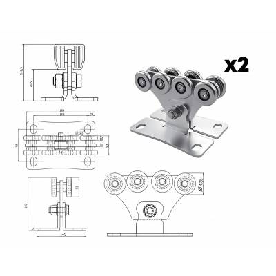 Комплект консольного оборудования CAME KIT SOLE SE 03 (1710019) до 350 кг для откатных ворот, изображение 2