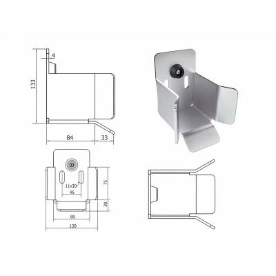 Комплект консольного оборудования CAME KIT SOLE SE 03 (1710019) до 350 кг для откатных ворот, изображение 4
