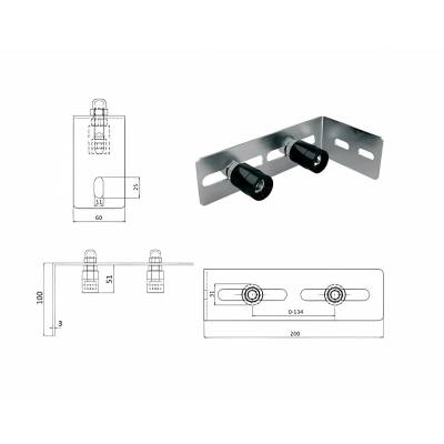Комплект консольного оборудования CAME KIT SOLE SE 03 (1710019) до 350 кг для откатных ворот, изображение 6