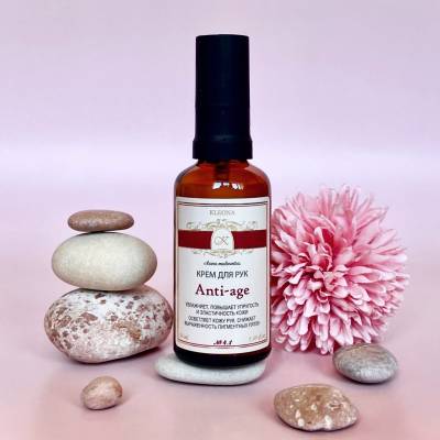 Крем для рук "Anti-аge" №4.1 с экстрактом цветков анигозантоса и осветляющего олигопептида KLEONA, 50 мл, изображение 3