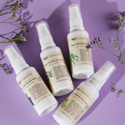 Крем-флюид для лица, для сухой и чувствительной кожи OZ! OrganicZone, 50 мл, Варианты: Крем-флюид для сухой кожи лица, изображение 3