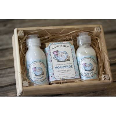 Смягчающее молочко для тела "Молочное" с маслом карите KLEONA, 100 мл, Варианты: Молочко для тела Молочное, изображение 4