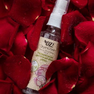 Натуральная цветочная вода Розы OZ! OrganicZone, 50 мл, Варианты: Натуральная цветочная вода Розы, изображение 2