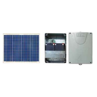 Комплект солнечной панели SEA KIT SUNNY DC 23106370 для резервного питания ворот и шлагбаумов, Варианты: KIT SUNNY DC