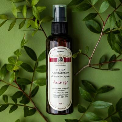 Тоник для лица, шеи и зоны декольте "Родиола розовая" Anti-age №1.1 отшелушивающий KLEONA, 100 мл, изображение 2