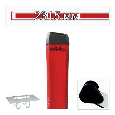 Комплект электромеханического шлагбаума FAAC B614/2.5 для проезда до 2 метров, изображение 2