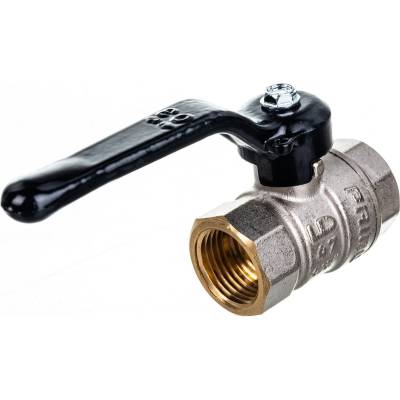 Кран шаровой латунь никель Pride Ду 15 Ру40 ВР полнопроходной рычаг LD 47.15.В-В.Р, Варианты: Кран шаровой LD Pride 47.15.В-В.Р, изображение 2