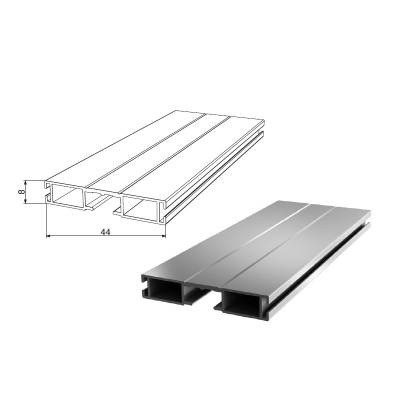 Профиль концевой DOORHAN RA45EN01 белый, Цвет: белый, изображение 3