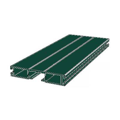 Профиль концевой DOORHAN RA45EN05 зеленый, Цвет: зеленый