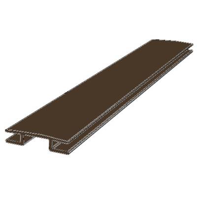 Профиль роллетный декоративный DOORHAN KR77M40 темный дуб (dark oak), Цвет: темный орех (DARK OAK)