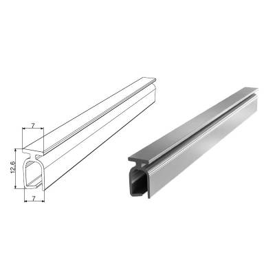 Профиль роллетный замковый DOORHAN RH9KN08 серебристый, Цвет: серебристый, изображение 3