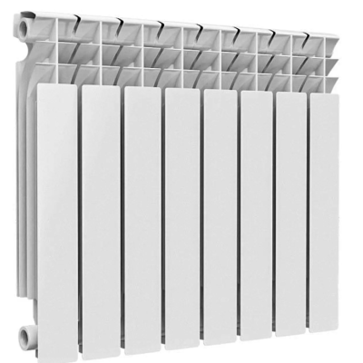 Радиатор алюминиевый Alpha 500 8 секций Qну=1480 Вт RAL 9016 (белый) Ogint, Количество секций: 8