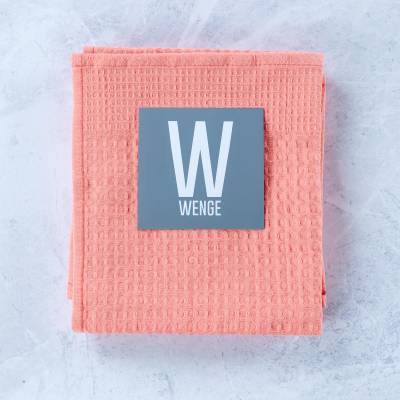 Комплект вафельных полотенец "Wenge" 35х60 (2 шт.) Коралловый