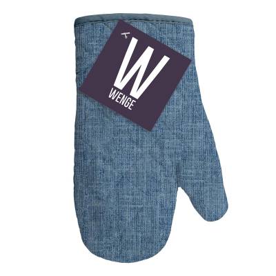 Прихватка-рукавица рогожка 18х33 "Wenge" рис 60008-11 Juliet denim арт 903, изображение 2