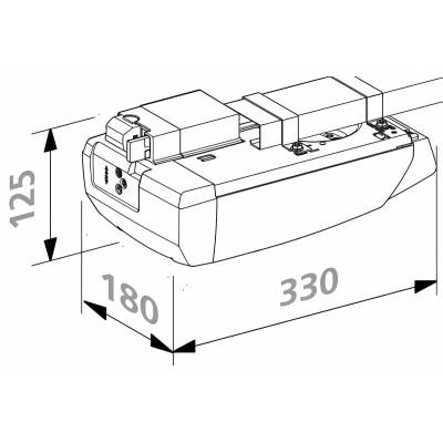 Комплект потолочного привода для гаражных секционных ворот Marantec Comfort 60, 106328, изображение 8