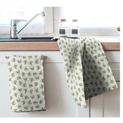 Комплект полотенец рогожка "Wenge" 45х60 рис 29165-1 (3 шт.), изображение 2