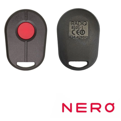 Мини-пульт одноканальный NERO система RADIO 8101-1M для роллет, ворот и шлагбаумов, изображение 3