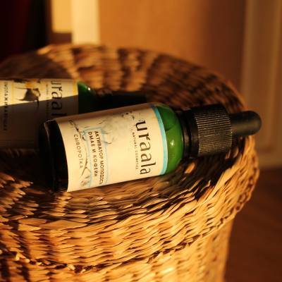 Сыворотка для лица "Активатор молодости" с DMAE и кофеином URAALA, 30 мл, Варианты: Сыворотка для лица Активатор молодости, изображение 3