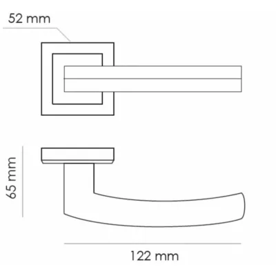 Дверная ручка на розетке RUCETTI RAP 11-S SN/CP, цвет Белый никель/полированный хром, изображение 6