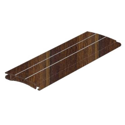 Экструдированный взломостойкий роллетный профиль DOORHAN RHE45M40 темный орех (DARK OAK), Цвет: темный орех (DARK OAK)