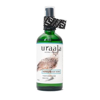Гидрофильное масло для демакияжа и глубокого очищения нормальной кожи URAALA, 100 мл, Варианты: Гидрофильное масло для нормальной кожи, Объем: 100