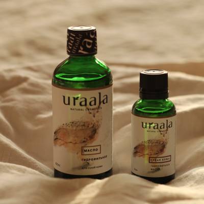 Гидрофильное масло для демакияжа и глубокого очищения сухой и чувствительной кожи URAALA, 100 мл, Варианты: Гидрофильное масло для сухой кожи, Объем: 100, изображение 4