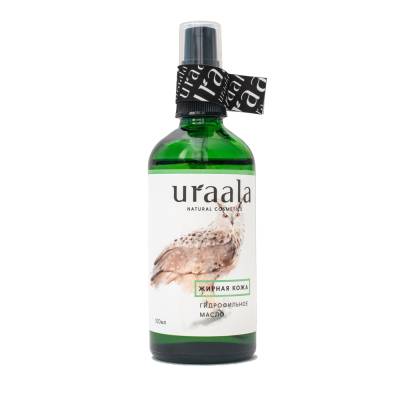 Гидрофильное масло для демакияжа и глубокого очищения жирной и проблемной кожи URAALA, 100 мл, Варианты: Гидрофильное масло для жирной кожи, Объем: 100
