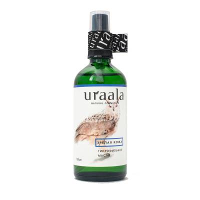 Гидрофильное масло для демакияжа и глубокого очищения зрелой и увядающей кожи URAALA, 100 мл, Варианты: Гидрофильное масло для зрелой кожи, Объем: 100