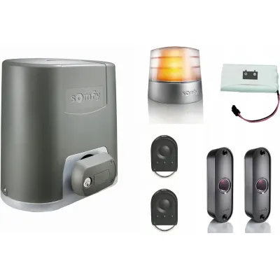 Комплект привода SOMFY ELIXO 500 3S RTS КОМФОРТ для откатных ворот, Варианты: Комплект привода ELIXO 500 3S RTS КОМФОРТ