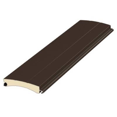 Пенонаполненный роллетный профиль DOORHAN RH77M40 темный орех (DARK OAK), Цвет: темный орех (DARK OAK)