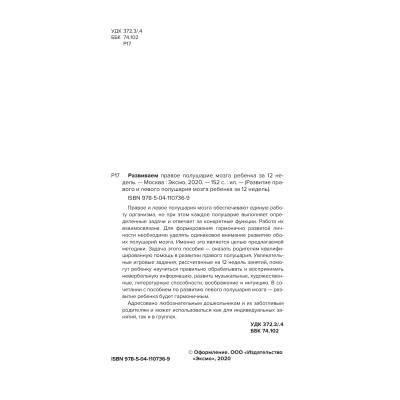 Развиваем правое полушарие мозга ребенка за 12 недель, изображение 2