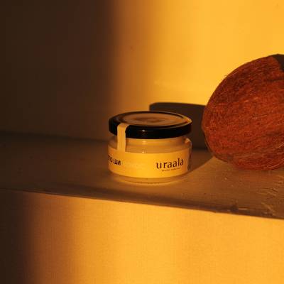 Тающее масло ши "КОКОС" URAALA, 100 мл, Варианты: Тающее масло ши Кокос, Объем: 100, изображение 3