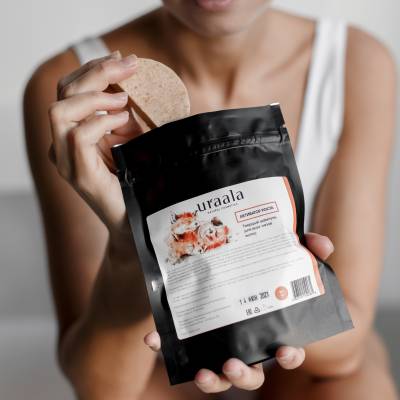 Твёрдый шампунь "АКТИВАТОР РОСТА" со смолой Мирры URAALA, 50 г, Варианты: Твёрдый шампунь Активатор роста, Вес: 50, изображение 4