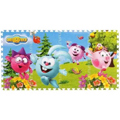 Коврик-пазл. Смешарики. (Играем вместе)