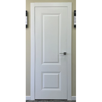 Эмалированная межкомнатная дверь ВФД Winter BARCELONA 2 POLAR белого цвета, Вид остекления: без стекла, Цвет: белый, Размер полотна: 600х2000, изображение 2