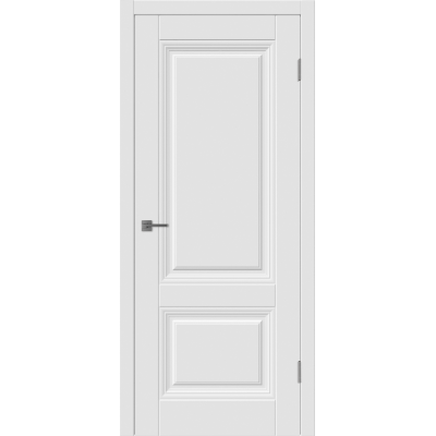 Эмалированная межкомнатная дверь ВФД Winter BARCELONA 2 POLAR белого цвета, Вид остекления: без стекла, Цвет: белый, Размер полотна: 900х2000