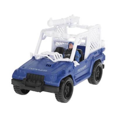 Набор солдатиков. "Играем вместе" Внедорожник полиция.