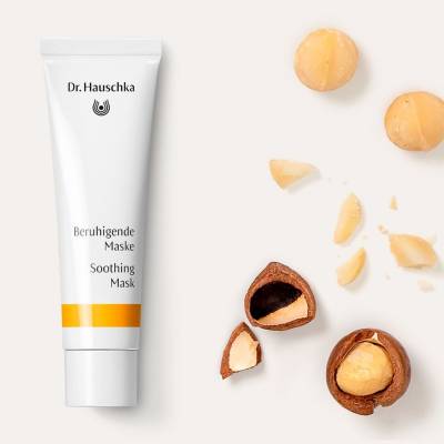 Успокаивающая маска для лица (Beruhigende Maske) для чувствительной кожи склонной к воспалениям и покраснениям Dr. Hauschka, 30 мл, Варианты: Успокаивающая маска для лица, Объем: 30, изображение 3