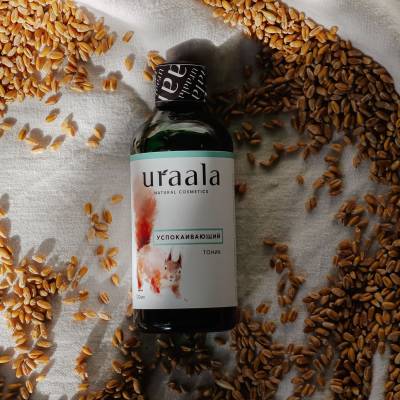 Успокаивающий тоник для жирной, нормальной кожи лица и после бритья URAALA, 100 мл, Варианты: Успокаивающий тоник для лица, Объем: 100, изображение 2