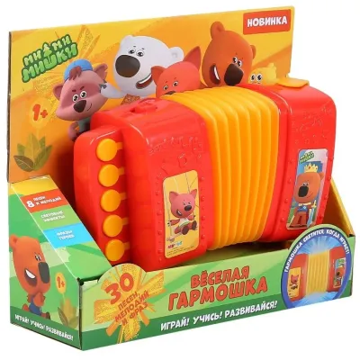 УМКА. Весёлая гармошка Ми-ми-мишки 8 песен, мелодий, свет