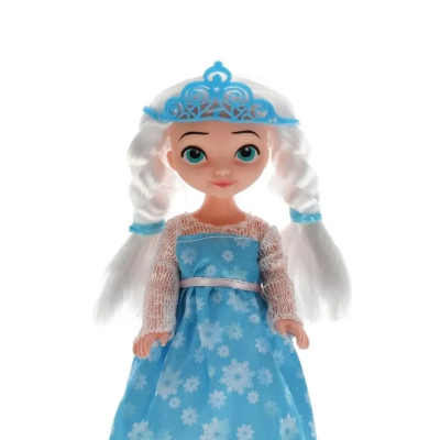 Кукла Алёнка 15см. (Царевны) бальное платье. (Карапуз)