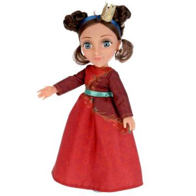 Кукла Дарья 32см. (Царевны) бальное платье. (Карапуз)