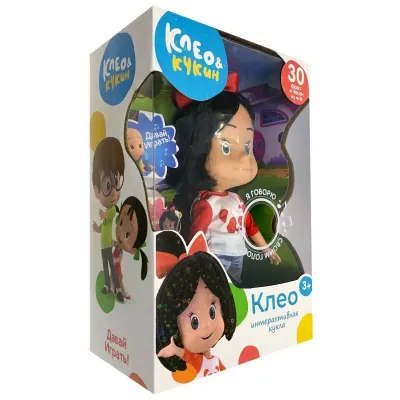Кукла Клео 25 см. (Клео и Кукин) 30 фраз и песен (Карапуз)