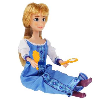 Кукла Варвара 29 см. Синий сарафан. (Карапуз)