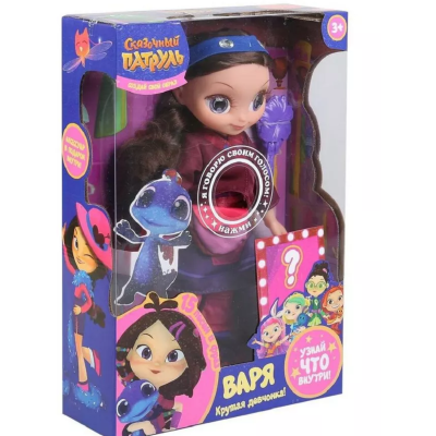 Кукла Варя 15 см. Сказочный патруль. 15 песен и фраз. (Карапуз)