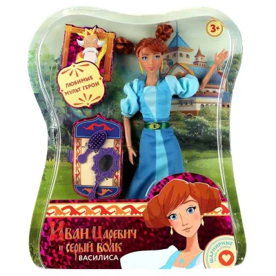 Кукла Василиса 29 см. (Иван Царевич и Серый Волк) (Карапуз)