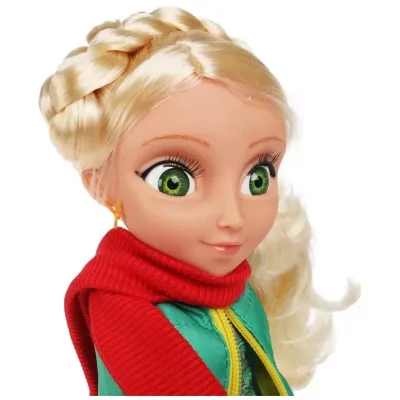 Кукла Василиса 32 см. (Царевны) Зимняя коллекция 20 песен и фраз. (Карапуз)