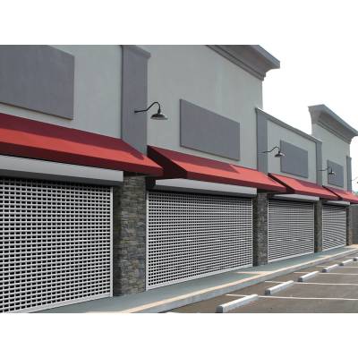 Роллетный решетчатый экструдированный профиль DOORHAN RHE84GM02 коричневый, Цвет: коричневый, изображение 4