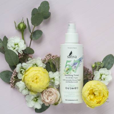 Тоник успокаивающий №57 для всех типов кожи, с гидролатом лаванды и биофлавоноидами Sativa, 150мл, Варианты: Тоник успокаивающий №57, изображение 2